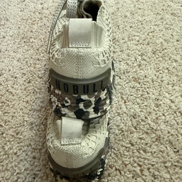 NOBULL Textured Knit Sneakers in Light Tan - Picture 3 of 4